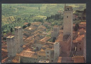 Italy Postcard - Aerial View of S.Gimignano (Siena). Posted  RR4481