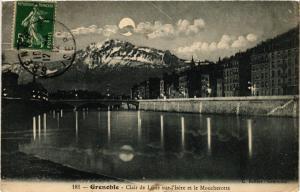 CPA GRENOBLE Clair de Lune sur l'Isere et le Moucherotte (685304)