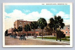 MANAVISTA HOTEL BRADENTON FLORIDA CURT TEICH POSTCARD (c.1908)