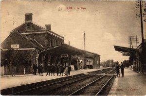 CPA RUE La Gare (1292553)