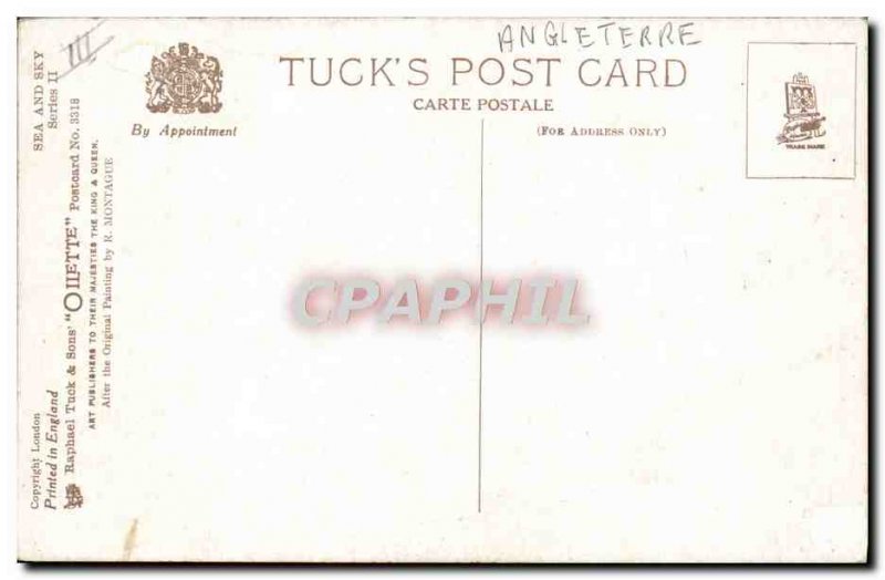 Postcard Old Boat Sailboat