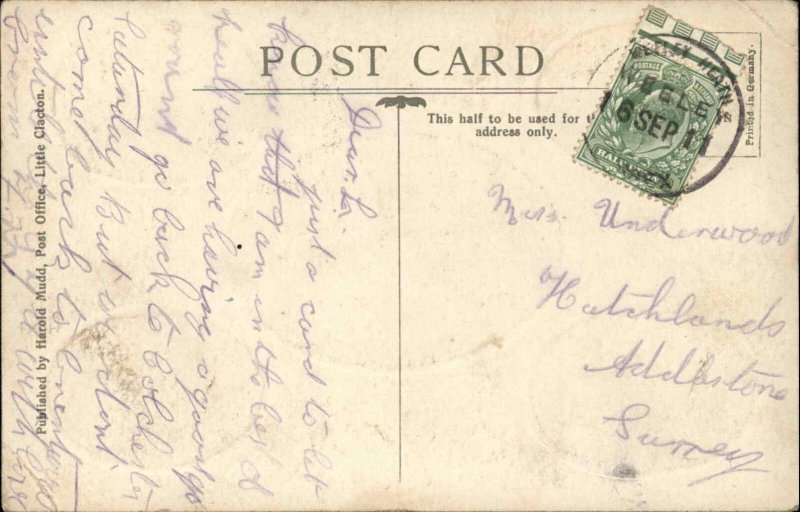 Antique PC Little Clacton Essex PEEPS Multi-View