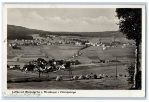 1934 Health Resort Bischofsgrun and Birnstengel Germany RPPC Photo Postcard