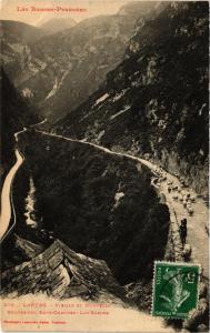 CPA LARUNS Vieille et Nouvelle-Routes des EAUX-CHAUDES les Gorges (412608)