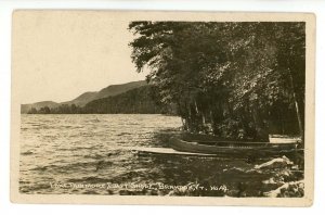 VT - Lake Dunmore. East Shore at Brandon ca 1925  RPPC   (creases)