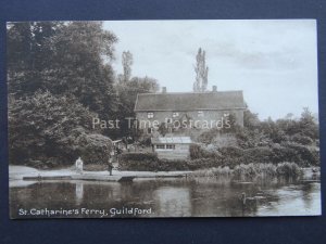Surrey GUILDFORD St Catherine's Ferry - Old Postcard by Pelham Series 4579 