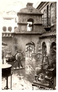 California Riverside Mission Inn Garden Of Bells Real Photo