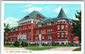 c1910s Dubuque, IA St. Joseph Convent Church Nun Monastary Monk Buettell PC A254