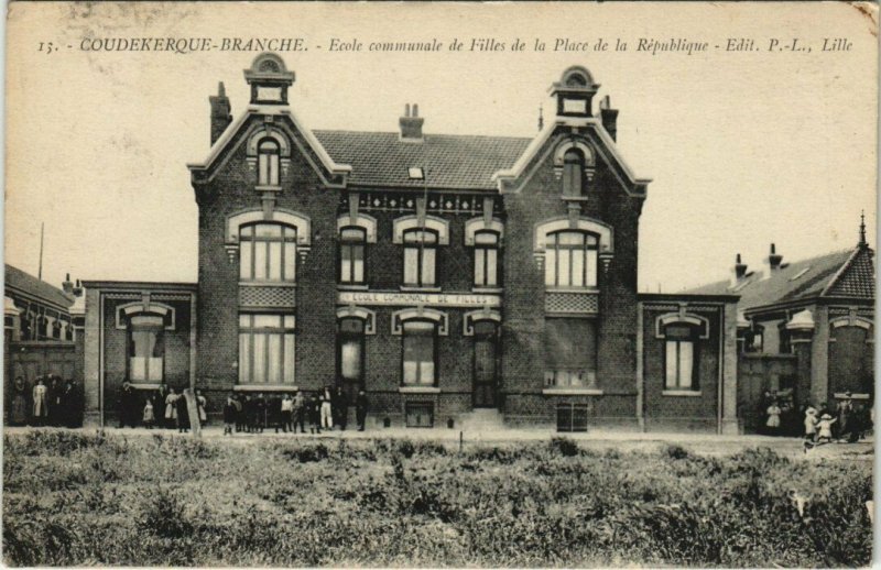 CPA COUDEKERQUE-BRANCHE - École communale de Filles (142136)