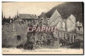 Old Postcard Army THANN the Pond Street Bombing of 7 to 21 January 1915