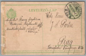 HUNGARY ANTIQUE POSTCARD BUDAPEST