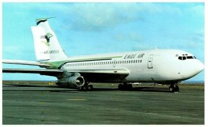 Eagle Air Iceland Boeing 720 Airplane Postcard