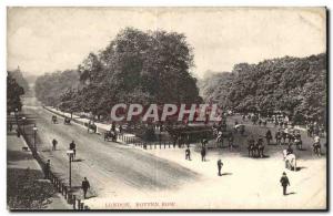 Old Postcard London Rotten Row