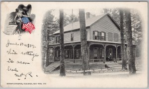 Vintage 1902 Cottage Where General Grant Died Mt. McGregor NY Postcard H81