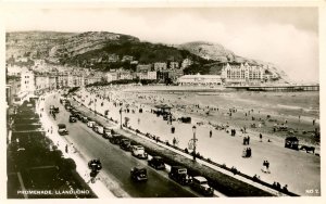 UK - Wales, Llandudno. Promenade     RPPC