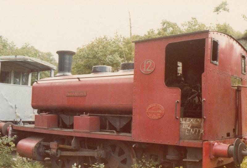 Industrial Panner Tank 0-4-0PT Class Train 1970s Photo