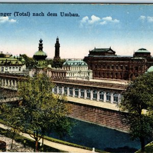 c1930s Dresden, Germany Zwinger Palace Complex Birds Eye After Renovation A342