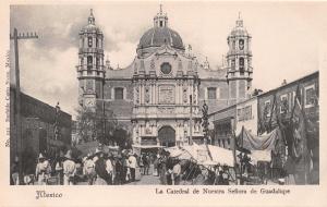 MEXICO~LA CATHEDRAL de NUESTRA Señora de GUADALUPE~ITURBIDE #121 PHOTO POSTCARD