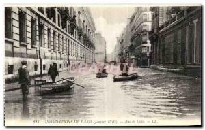Old Postcard Paris Lille From Street Floods