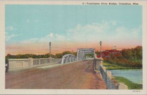 Postcard Tombigbee River Bridge Columbus MS Mississippi