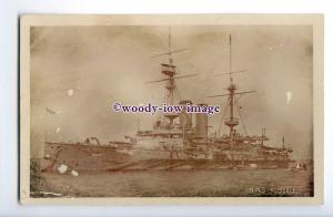 na6101 - Royal Navy Warship - HMS Russell - postcard