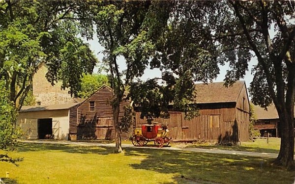 Original stagecoach, old carriage house and barns Batsto, New Jersey  