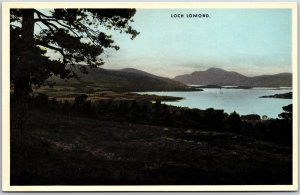 Loch Lomond Scotland United Kingdom Mountain In The Distance Postcard
