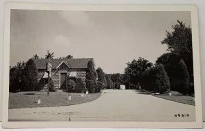 Evergreen Cottages St. Louis City Rt 66 Roadside America RPPC Postcard C16