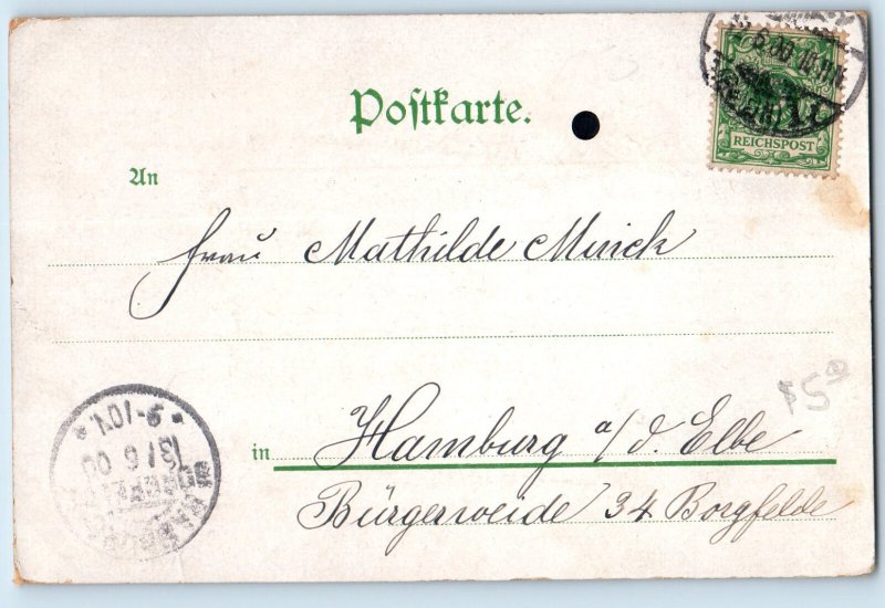 North Rhine-Westphalia Germany Postcard Rhineland Cologne Hahnentor c1905