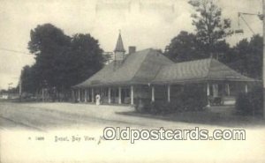 Depot, Bay View, MI, Michigan, USA Depot Railroad Unused 