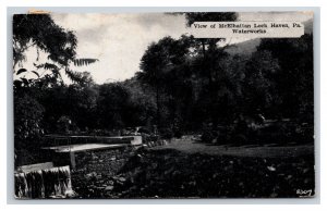 McElhattan Dam Water Works Lock Haven Pennsylvania PA DB Postcard U19