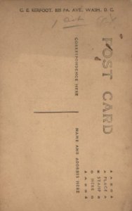 Kerfoot rppc: Young Lady Reading