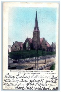 1907 Emanuel Protestant Episcopal Church Cumberland Maryland MD Vintage Postcard