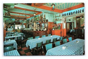 The Bavarian Restaurant Washington D. C. Postcard Interior View