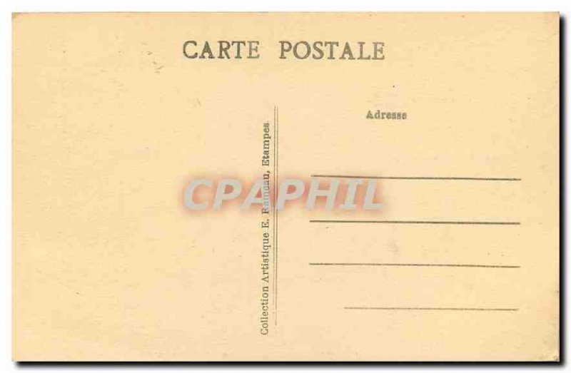 Old Postcard Bouray S and O Tower Poqueney