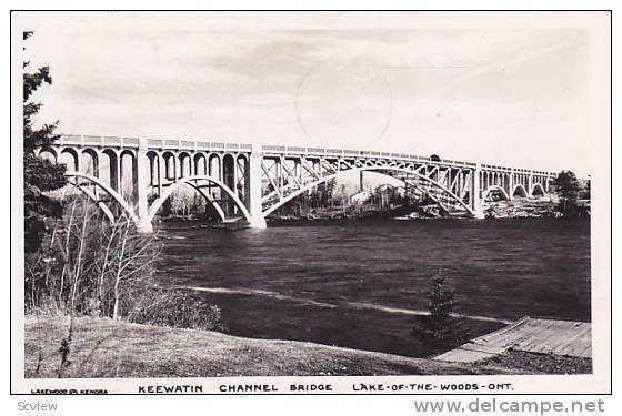 RP:Keewatin Channel Bridge , Lake-of-the-Woods , Ontario , Canada , 30-40s 2/2