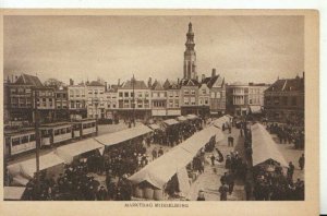 The Netherlands Postcard - Marktdag Middelburg - Ref TZ9858