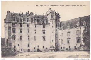 Le Chateau, Grand Logis, Facade Sur La Cour, Nantes (Loire Atlantique), Franc...
