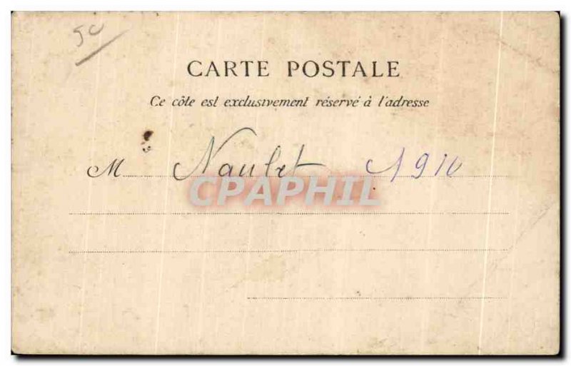 Old Postcard Mont Saint Michel