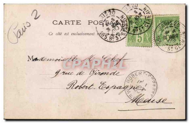 Paris Old Postcard Stock Exchange Palace