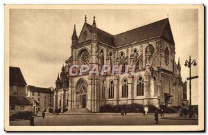 Postcard Old Rennes Eglise Saint Aubin