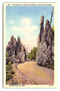 The Pinnacles Needles Highway Custer State Park Black Hills S.D. Postcard