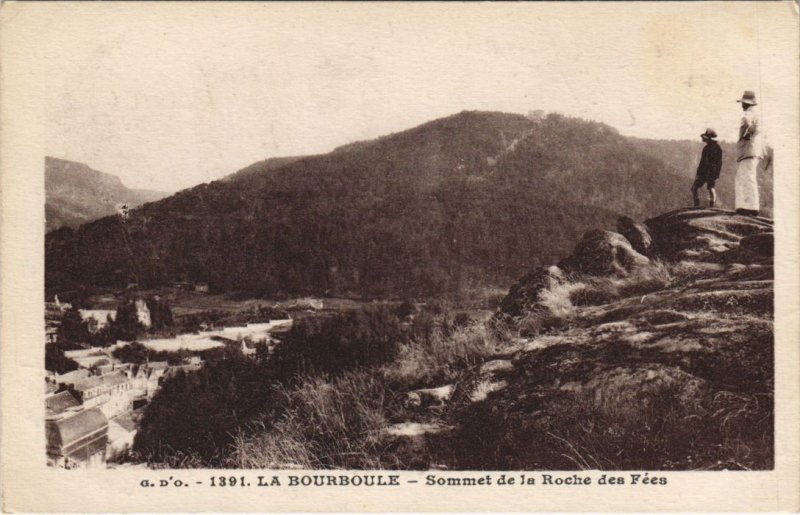 CPA La Bourboule Sommet de la Roche des Fees (1234710)