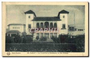 VINTAGE POSTCARD Rabat the Palate of the Residence seen of the Gardens