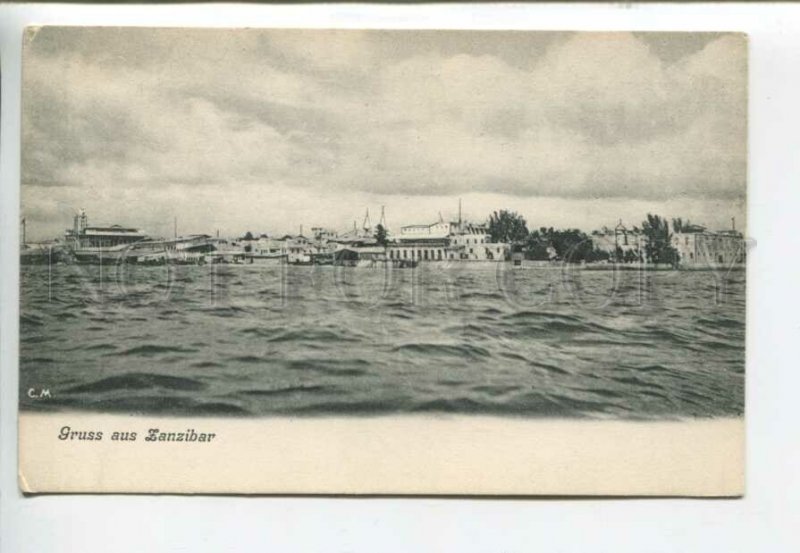 443201 Tanzania Gruss aus Zanzibar Vintage postcard