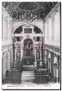 Old Postcard Fontainebleau Chapelle De La Trinite