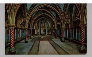 France - Paris. La Sainte-Chapelle Crypt