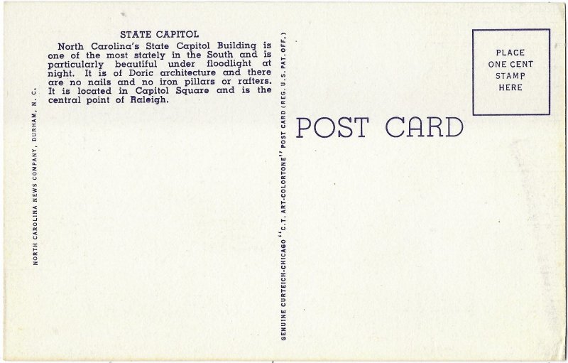 State Capitol Raleigh North Carolina