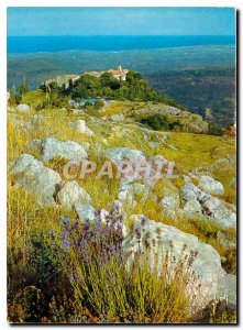 Modern Postcard Gourdon La Sarrazine AM pole Village and beautiful panorama o...