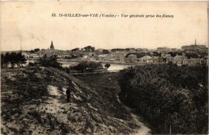 CPA St-GILLES-sur-VIE - Vue générale prise des Dunes (297898)